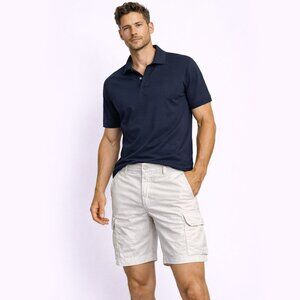 Vineyard Vines White Cotton Rip Stop Cargo Shorts – Size 33 – NWT